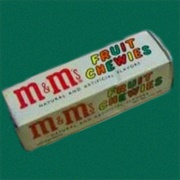 M&amp;Ms Fruit Chews