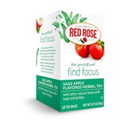 Red Rose Sage Apple Herbal Tea