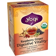 Yogi Raspberry Ginger Digestive Vitality Tea