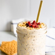 Cherry Cheesecake Overnight Oats