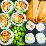 Edamame,Ginger,Chilli,Pepper California Roll