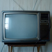 Television With Antenna