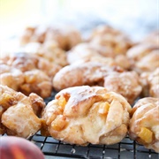 Peach Fritter Donut