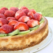 Strawberry Kiwi Cheesecake