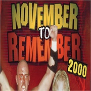 ECW November to Remember 2000