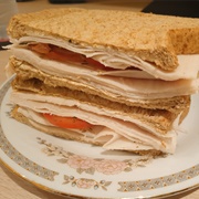 Chicken and Tomato Brown Bread Sandwich