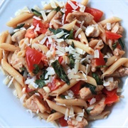 Chicken Tomato and Basil Pasta Salad