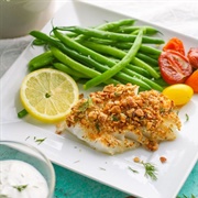 Almond-Crusted Cod