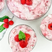 Raspberry Cheesecake Fluff Salad
