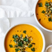 Roasted Butternut Red Onion Soup