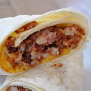 Beef Hash Burrito