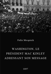 Washington, Le Président McKinley Adressant Son Message Au Peuple (1897)