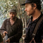 Bill McKinney and Herbert "Chicken" Coward as Mountain Men (Deliverance, 1972)
