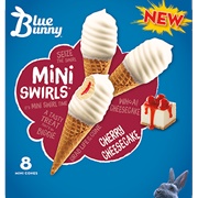 Blue Bunny Cherry Cheesecake Mini Swirls