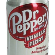 Dr Pepper Vanilla Float Soda