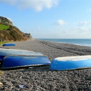 Branscombe Beach, Devon England