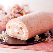 Sakura Roll Cake