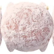 Krispy Kreme Powdered With Lemon Kreme