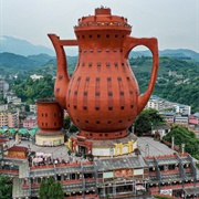 World's Largest Teapot Monument- Meitan Tea Museum, Guizhou, China