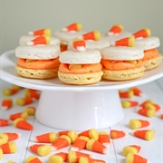 Candy Corn Macarons
