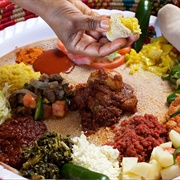 Try Ethiopian Cuisine in Ethiopia