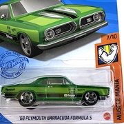 GTB47	239	'68 Plymouth Barracuda Formula S	Muscle Mania