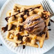 Eat Waffles and Ice Cream for Breakfast