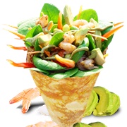 Avocado Shrimp Crepe