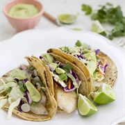 Avocado and Coconut Tacos