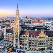 Neues Rathaus and Marienplatz, Munich