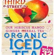 Third Street Hibiscus Mango Ginger Iced Tea