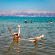 Float in Great Salt Lake