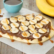 Banana Caramel Pizza