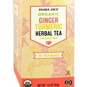 Trader Joe's Ginger Turmeric Herbal Tea