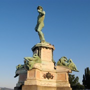 Statue of David at Piazzale Michelangelo, Florence, Italy