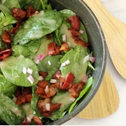Wilted Spinach Salad