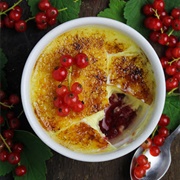 Red Currant Creme Brulee