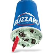Mint Oreo Blizzard