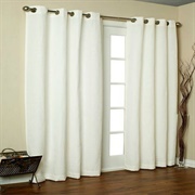 Thick Curtains to Trap Heat