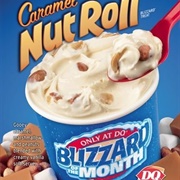 Caramel Nut Roll Blizzard