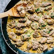 Sautéed Chicken Livers