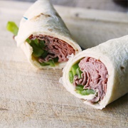 Beef and Cheddar Wrap