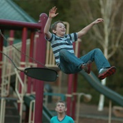 Jumping off the Swings