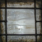 Jesus Footprints in Marble, Rome, Italy