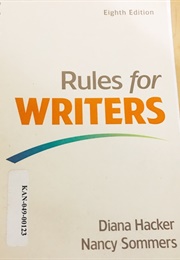 Rules for Writers, 8th Edition (Diane Hacker & Nancy Sommers)