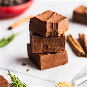 Chocolate Gingerbread Fudge