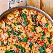 Salami Tomato Pesto Tortellini