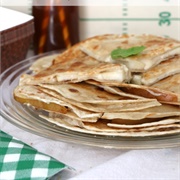 Pear Cheesecake Dessert Quesadilla