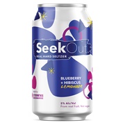 Seekout Hard Seltzer Blueberry + Hibiscus Lemonade