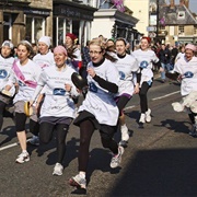 Attend the Olney Pancake Race, England